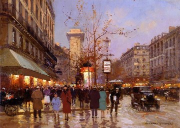 EC st denis 4 Parisian Oil Paintings